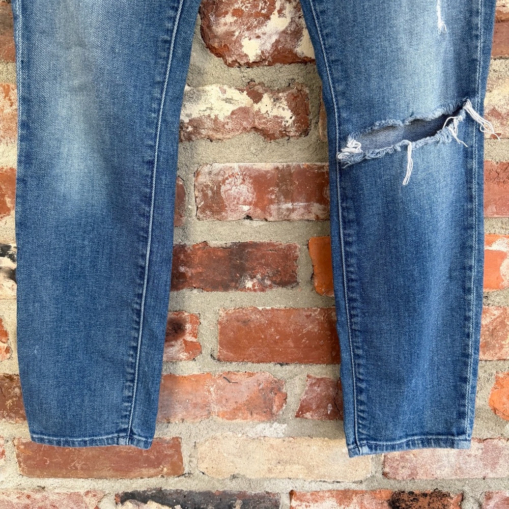 MOTHER‎ Looker Crop High Waist Skinny Jeans 26 Snipping Stones - Picture 7 of 13